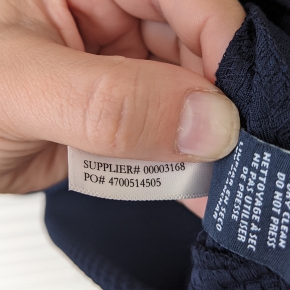 American Living Formal / Business Midi Tailored Shift Dress Navy Size 4 - Picture 10 of 11